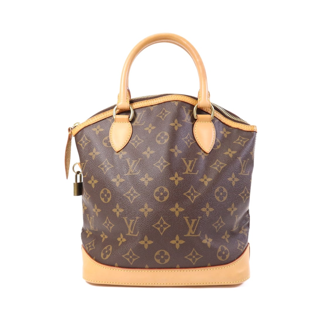 Louis Vuitton Lockit Monogram Canvas Handbag with Gold Tone Hardware M40102 (1 of 15)