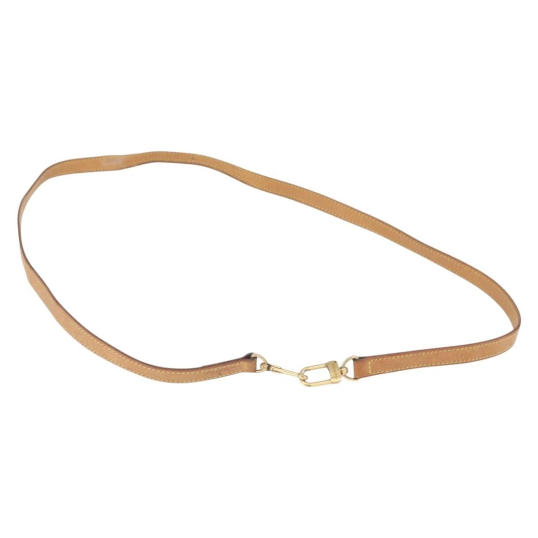 Louis Vuitton Beige Vachetta Leather Bandouliere Strap: Louis Vuitton Beige Vachetta Leather Bandouliere Strap Louis Vuitton Bandouliere shoulder strap made of beige vachetta leather, designed for unisex use. This pre-owned strap exhibits surface deformati