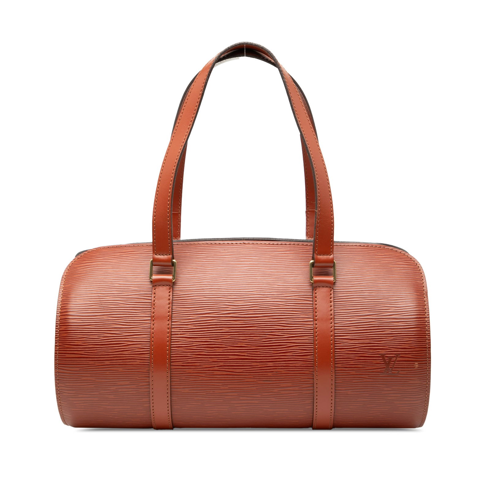 Louis Vuitton Epi Soufflot Brown Leather Handbag (1 of 7)