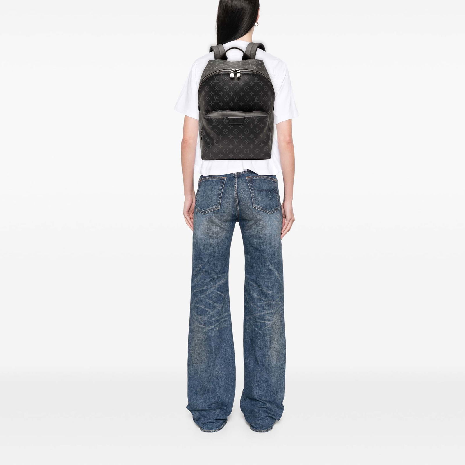 Louis Vuitton Monogram Eclipse Discovery Backpack Black Fabric - 6