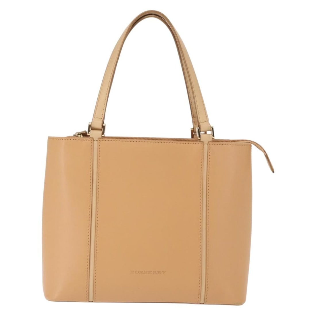 Beige Leather Vintage Burberry Handbag for Women (1 of 18)