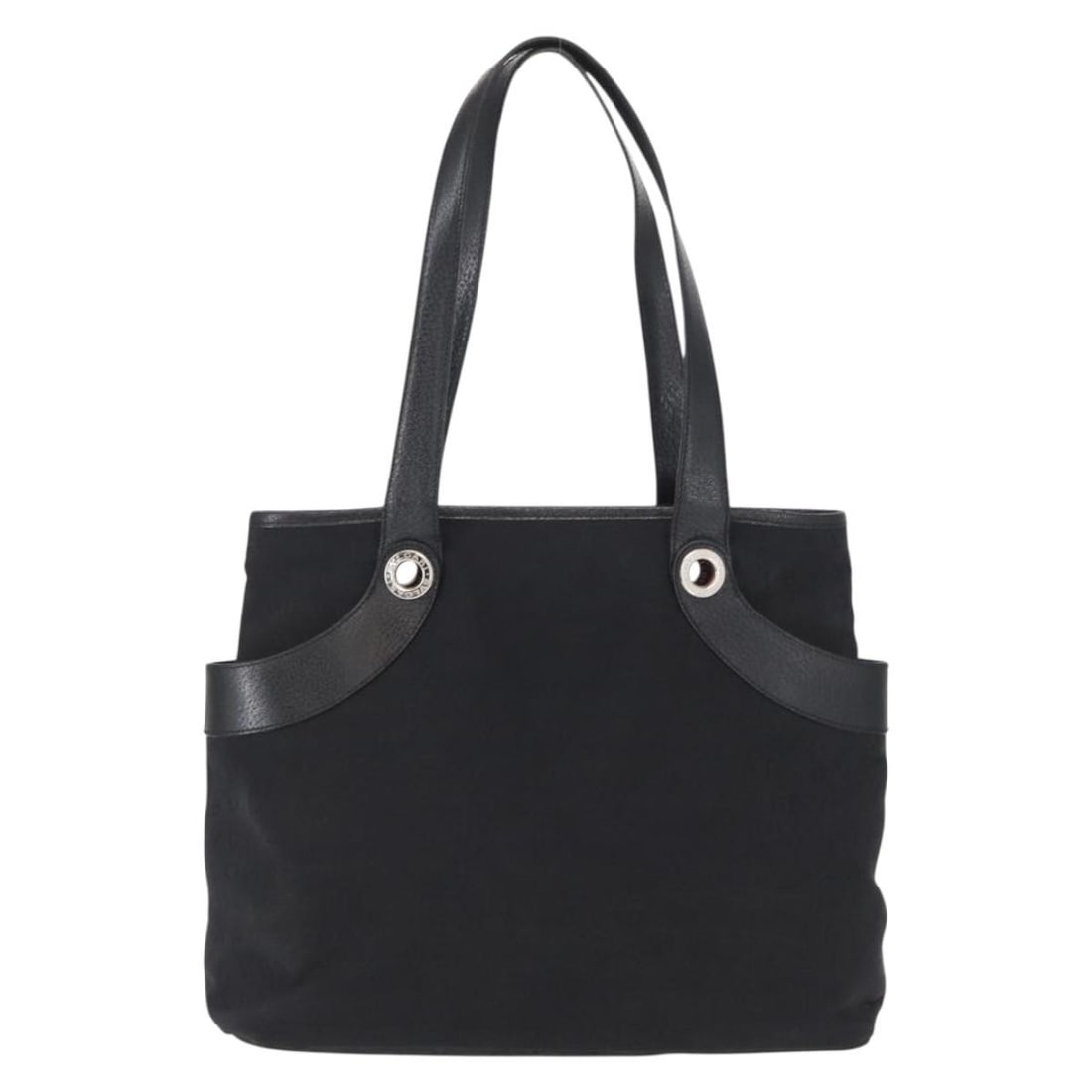 Black Canvas Bvlgari Logomania Tote Bag 33cm by 27cm by 13cm (1 of 18)