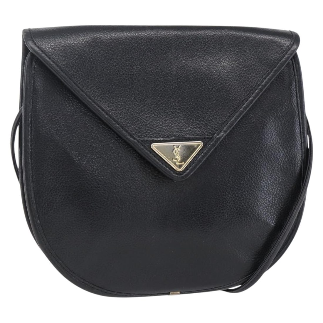 Vintage Leather Shoulder Bag by Saint Laurent in Black (1 of 18)