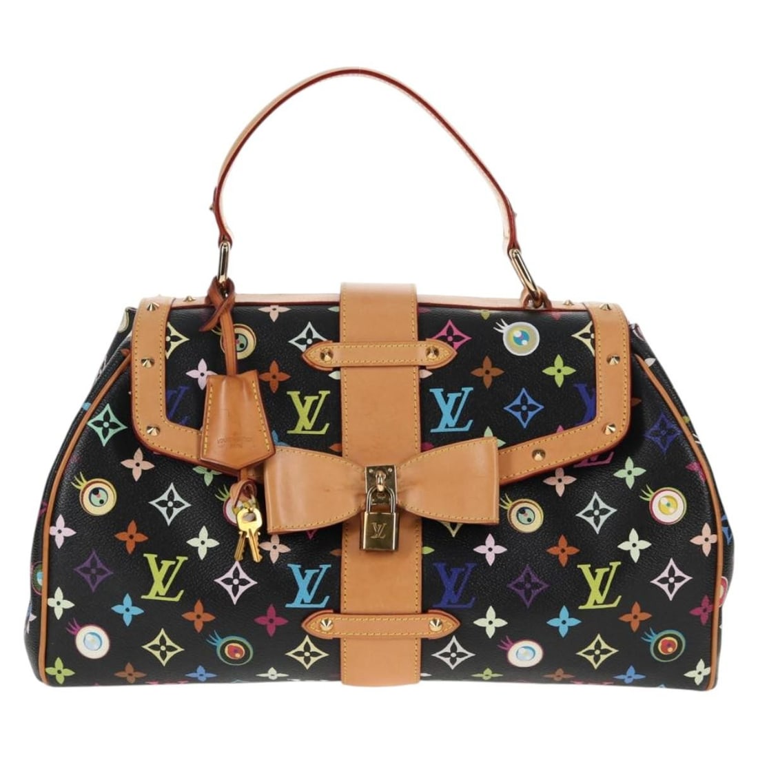 Louis Vuitton Limited Edition Cherry Blossom Canvas Retro Handbag (1 of 18)