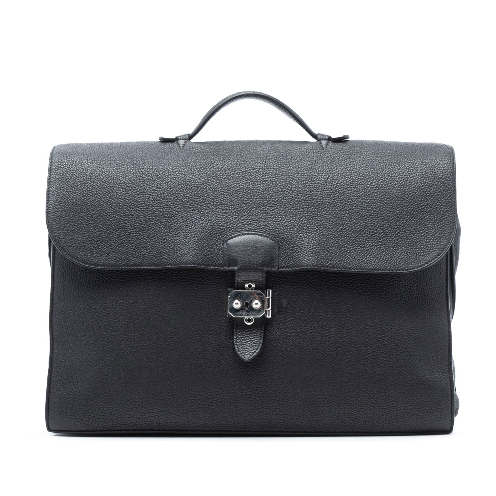 Hermes Black Togo Leather Sac a Depeches 38 Briefcase France (1 of 6)
