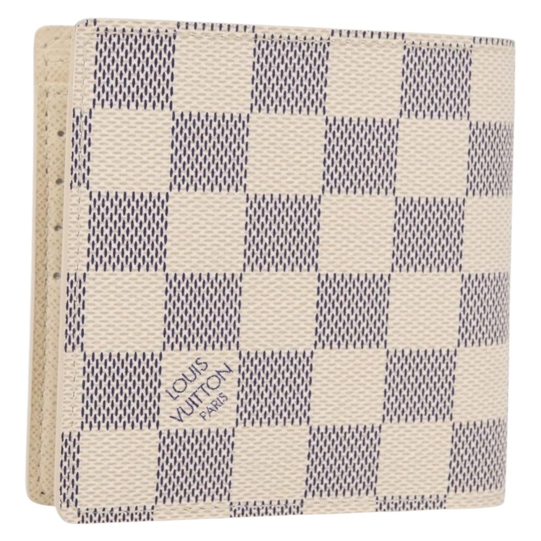 LOUIS VUITTON Damier Azur Bifold Wallet N60018 Auth with Dust Bag (1 of 18)