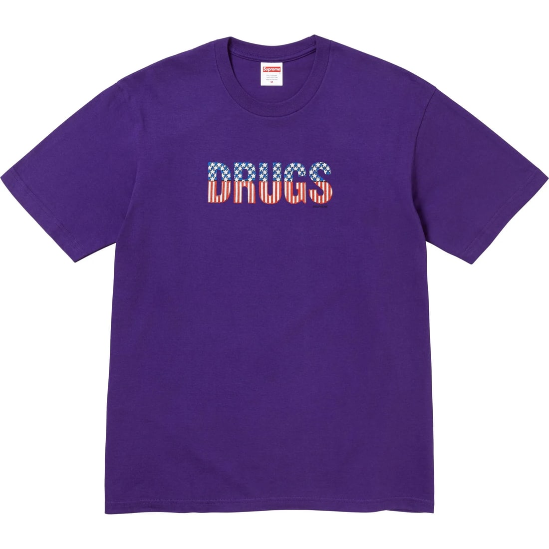 Supreme Small Drugs Graphic T-Shirt in Purple: Supreme Small Drugs Graphic T-Shirt in Purple Authentic Supreme Drugs Purple Tee in purple color, un-used and in unworn condition. Size small. Specifications Brand: Supreme Model: Drugs Purple Tee Col