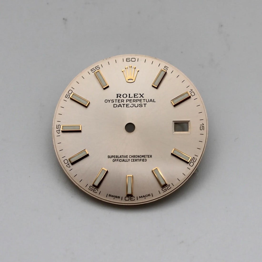 Rolex Datejust 126331 Pink Dial Yellow Gold Sticks Luxury Watch (1 of 4)