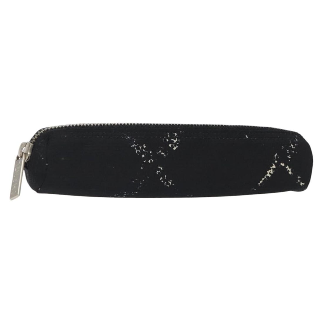 Black Nylon Pen Case from Chanel Travel Line: Black Nylon Pen Case from Chanel Travel Line This Chanel Travel Line pen case is crafted from black nylon and designed for unisex use. It features metal fittings and offers compact dimensions suitable