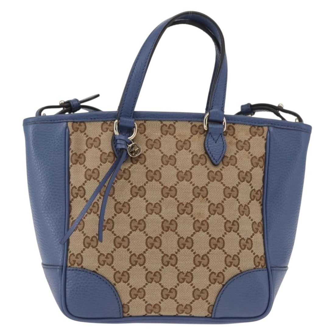 Gucci Bree GG Canvas Convertible Tote with Leather Trim Beige (1 of 18)