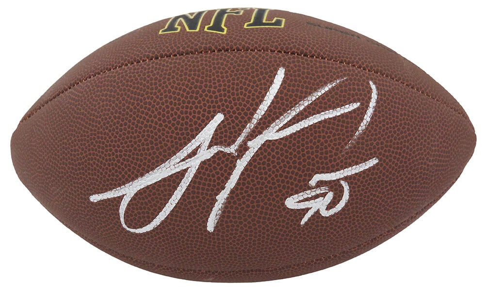 Julius Peppers Signed Wilson NFL Football with COA (1 of 1)