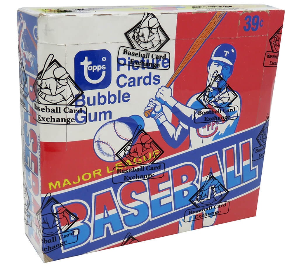 1980 Topps Baseball Cello Box BBCE Sealed 24 Packs Rickey Henderson RC (1 of 2)