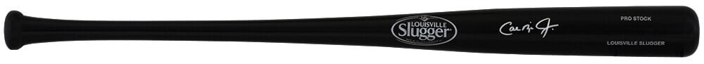 Cal Ripken Jr Signed Louisville Slugger Pro Black Bat Fanatics COA (1 of 2)