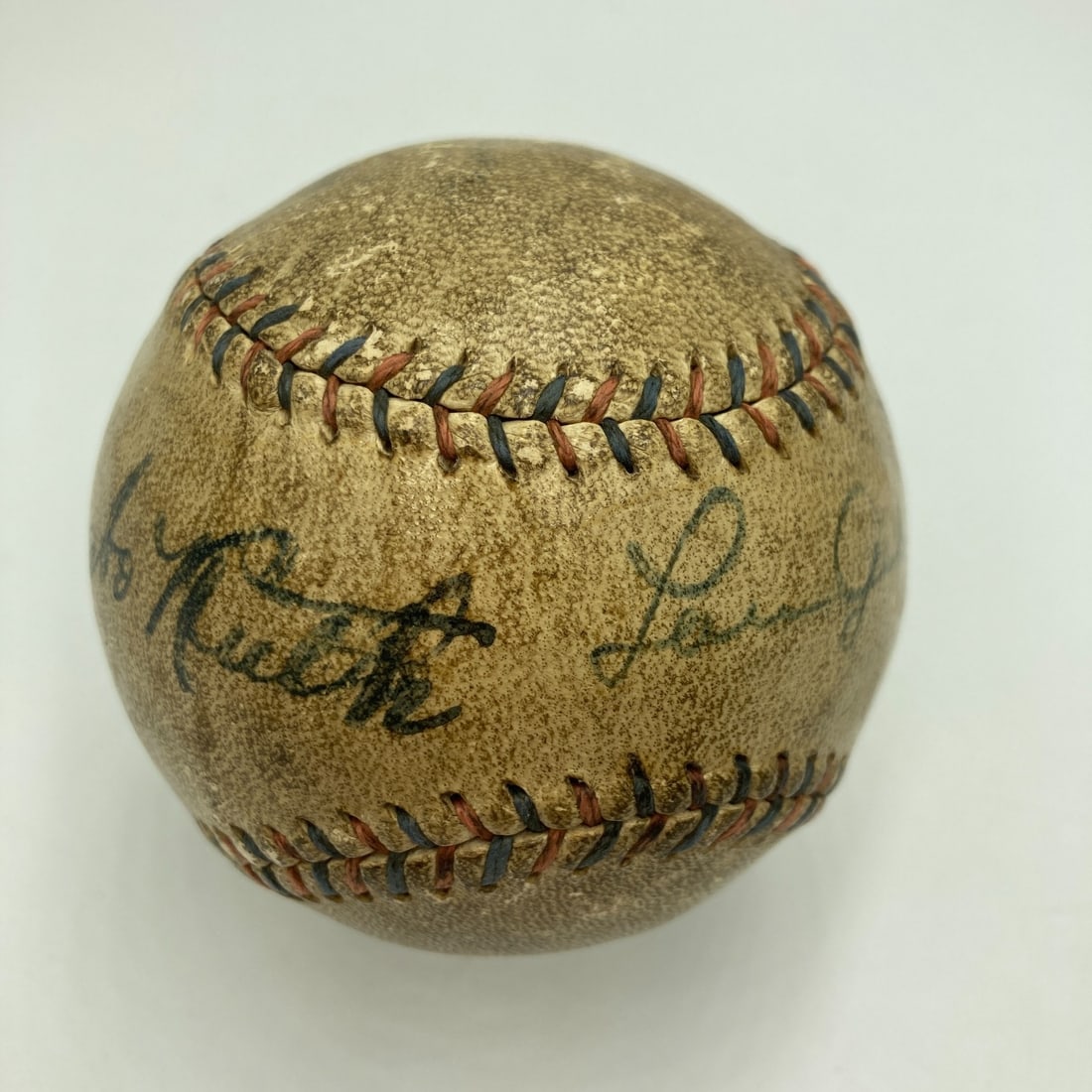 1927 American League Baseball Signed by Babe Ruth and Lou Gehrig JSA Authenticated (1 of 10)