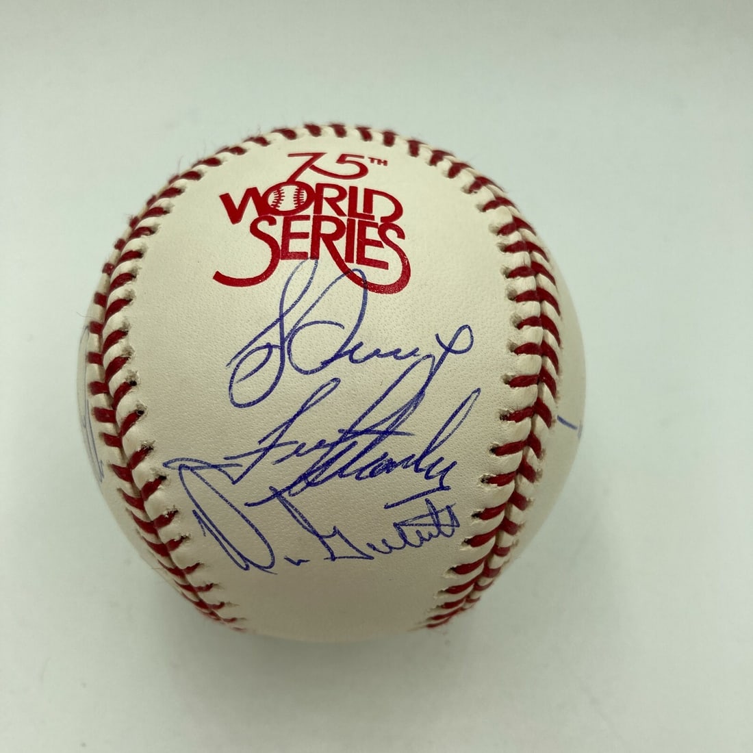 1978 Yankees World Series Team Signed Baseball JSA Authenticated (1 of 9)