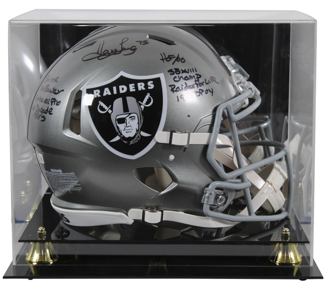 Howie Long Signed Raiders Flash Proline Helmet with Beckett COA (1 of 4)