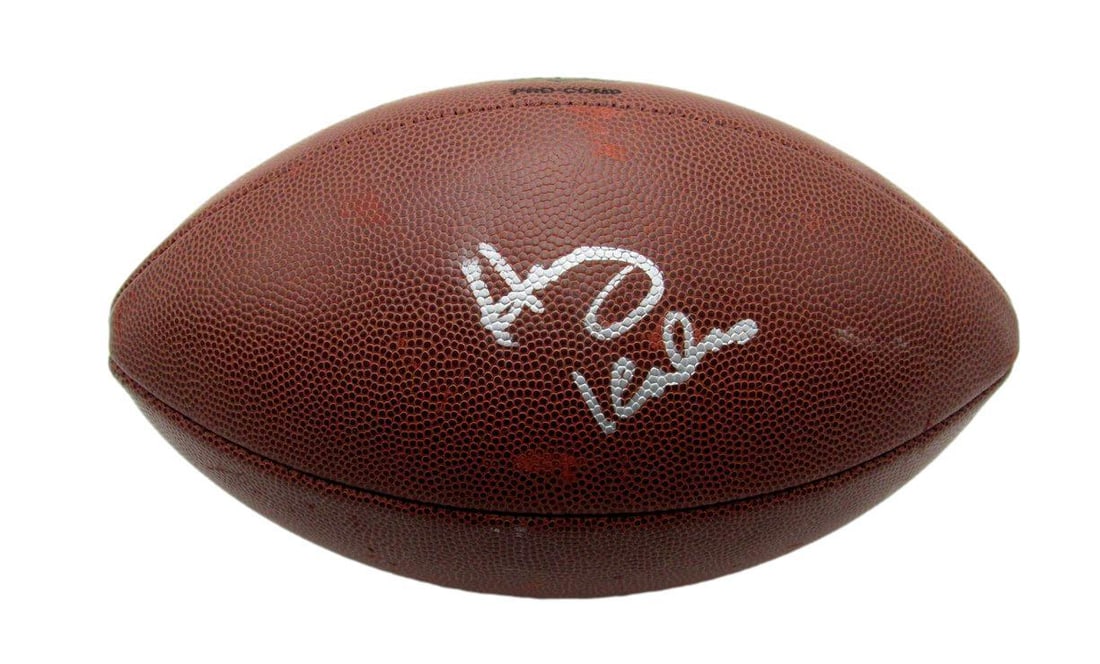 Harry Kalas Signed Wilson NFL Football with JSA Authentication (1 of 5)