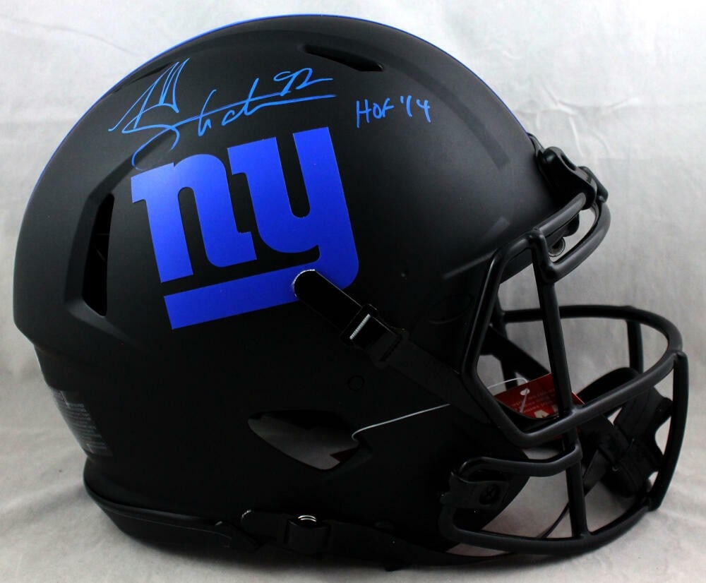 Signed Full Size Eclipse Giants Helmet Michael Strahan HOF Beckett Authenticated (1 of 6)