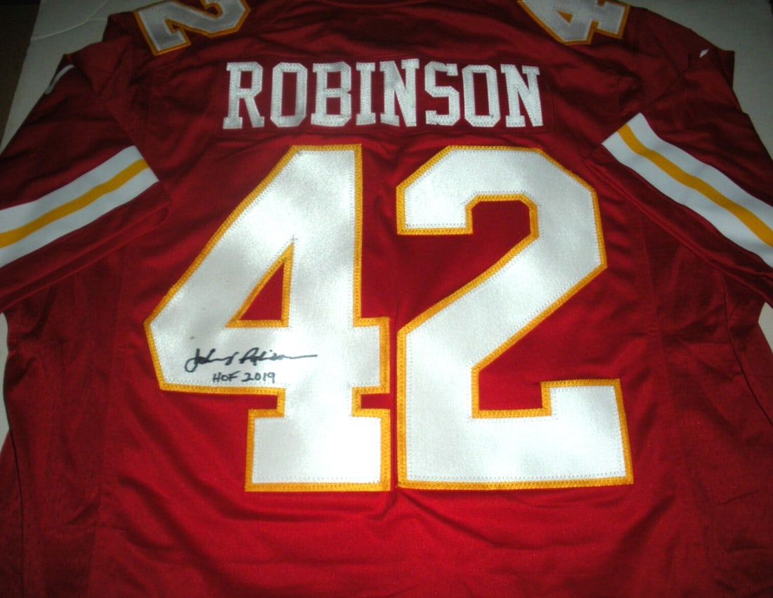 Johnny Robinson Kansas City Chiefs Signed Nike Jersey with COA (1 of 3)
