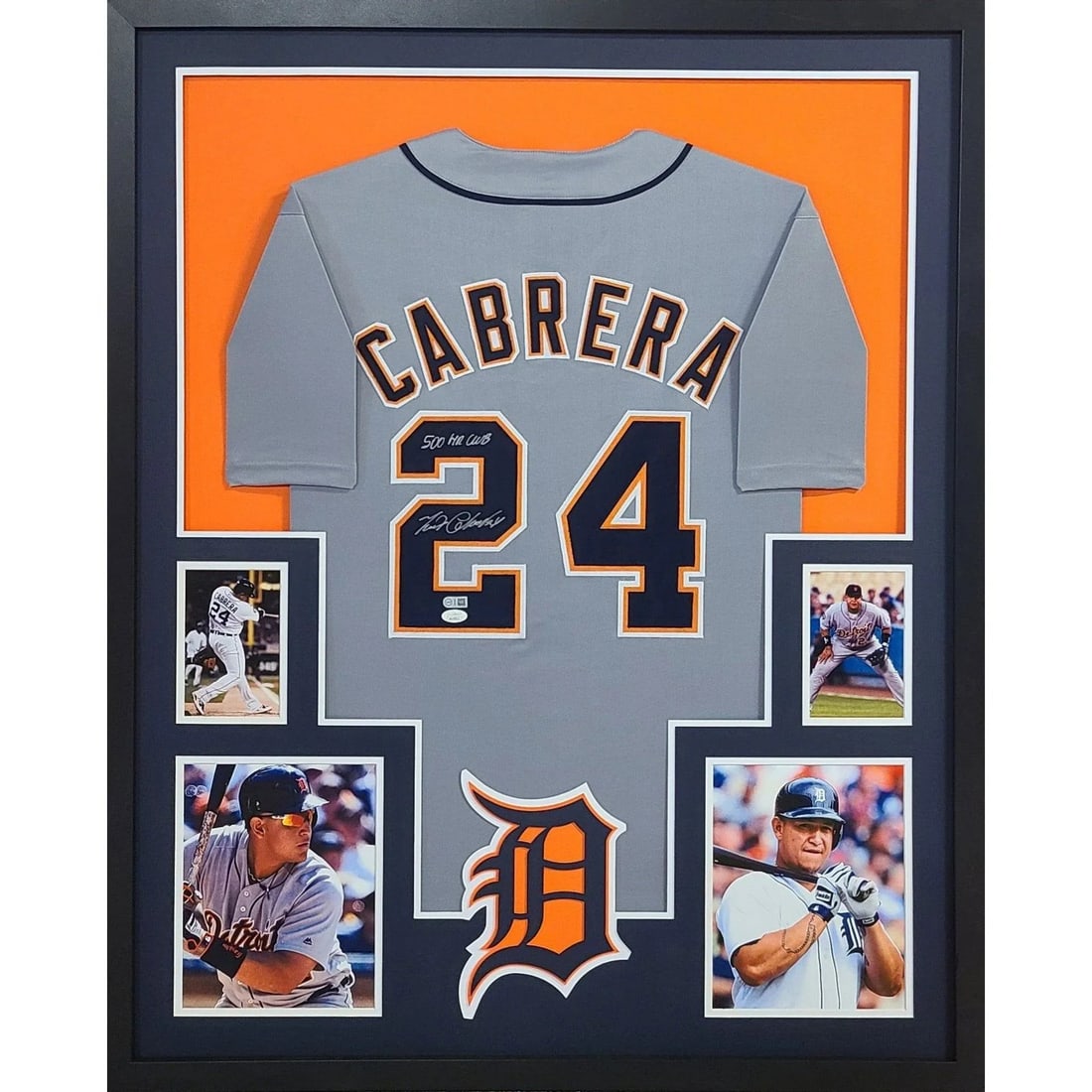Miguel Cabrera Signed Framed Jersey Detroit Tigers JSA Authenticated: Miguel Cabrera Signed Framed Jersey Detroit Tigers JSA Authenticated Showcase your passion for baseball with this autographed Miguel Cabrera framed jersey. This impressive piece features a detailed fr