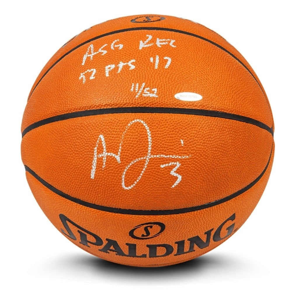 Anthony Davis Autographed Basketball Lakers Limited Edition #/52 Upper Deck Authenticated (1 of 3)