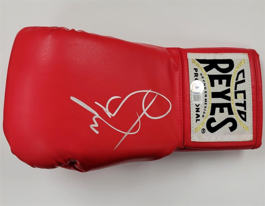 Boxing Glove Signed by Mark Wahlberg The Fighter Beckett Authenticated: Boxing Glove Signed by Mark Wahlberg The Fighter Beckett Authenticated This is an original boxing glove signed by Mark Wahlberg with a silver autograph. The glove is from the movie 'The Fighter' and h