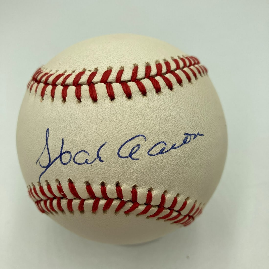Hank Aaron Signed Official National League Baseball JSA Authenticated (1 of 4)