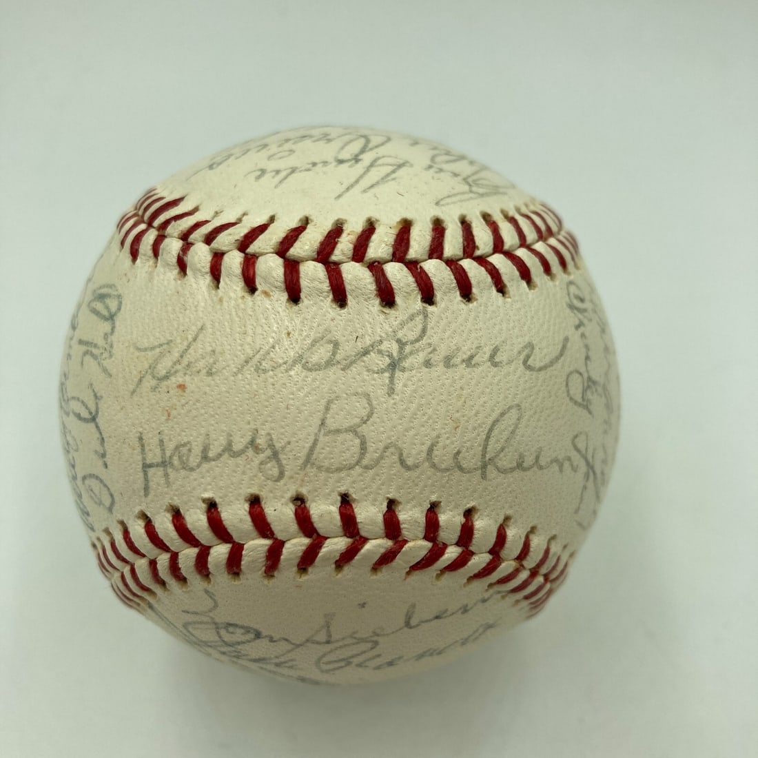 1965 Baltimore Orioles Team Signed Baseball 31 Autographs JSA COA (1 of 11)