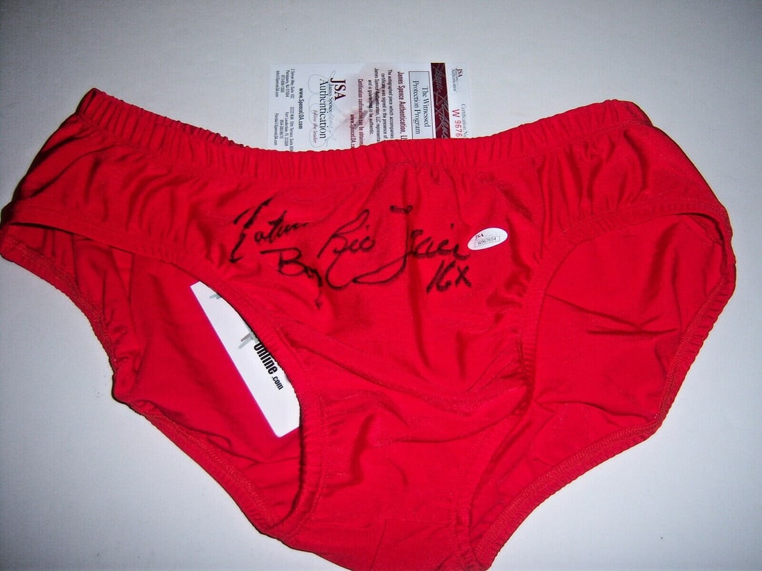 Signed Ric Flair Wrestling Trunks With JSA COA Nature Boy Hall Of Fame: Signed Ric Flair Wrestling Trunks With JSA COA Nature Boy Hall Of Fame These wrestling trunks are personally signed by Ric Flair, also known as "Nature Boy" and a 16-time Wrestling Hall of Fame induct