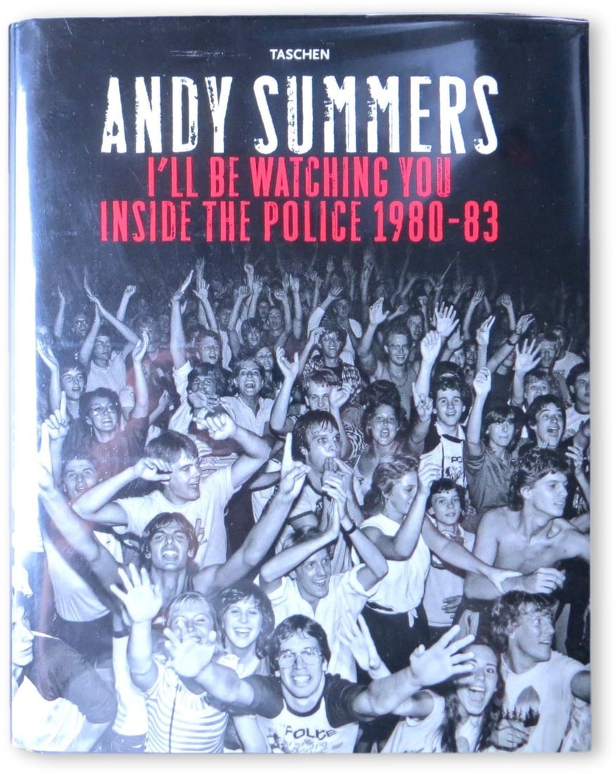 Police Band Autographed Hardcover Book by Sting Copeland Summers JSA: Police Band Autographed Hardcover Book by Sting Copeland Summers JSA This autographed hardcover book by the iconic Police band features the signatures of Sting, Stewart Copeland, and Andy Summers. Aut