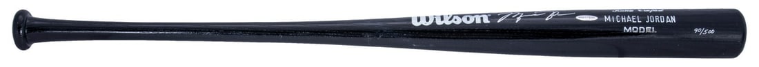 Michael Jordan Signed Wilson Baseball Bat Upper Deck Authentication - 3