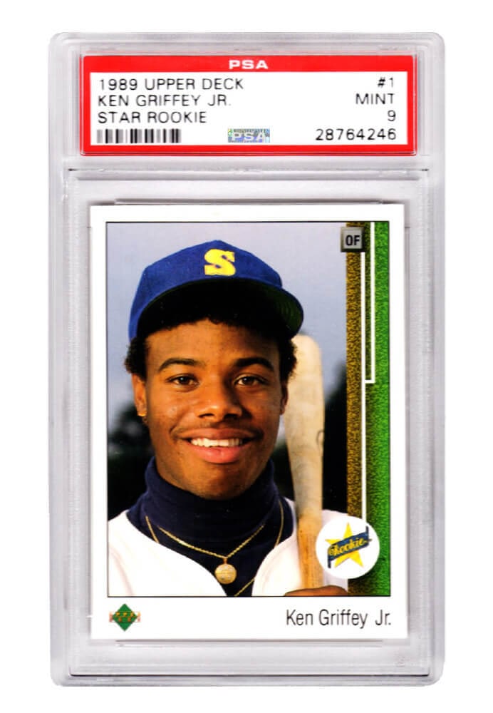 Ken Griffey Jr 1989 Upper Deck Baseball Rookie Card PSA 9 Mint (1 of 2)