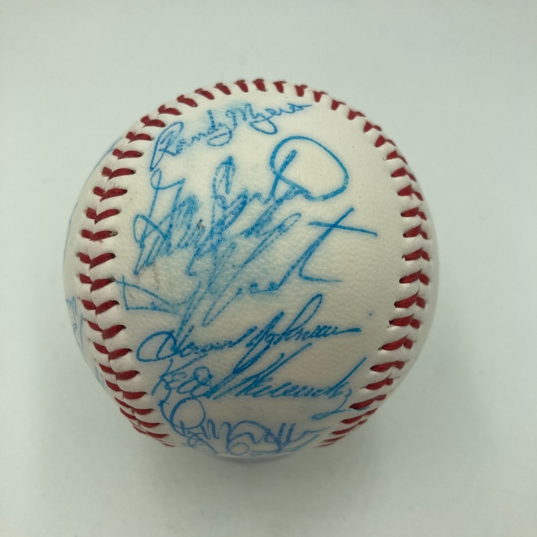 1986 New York Mets Team Signed Baseball with 26 Signatures JSA COA (1 of 12)