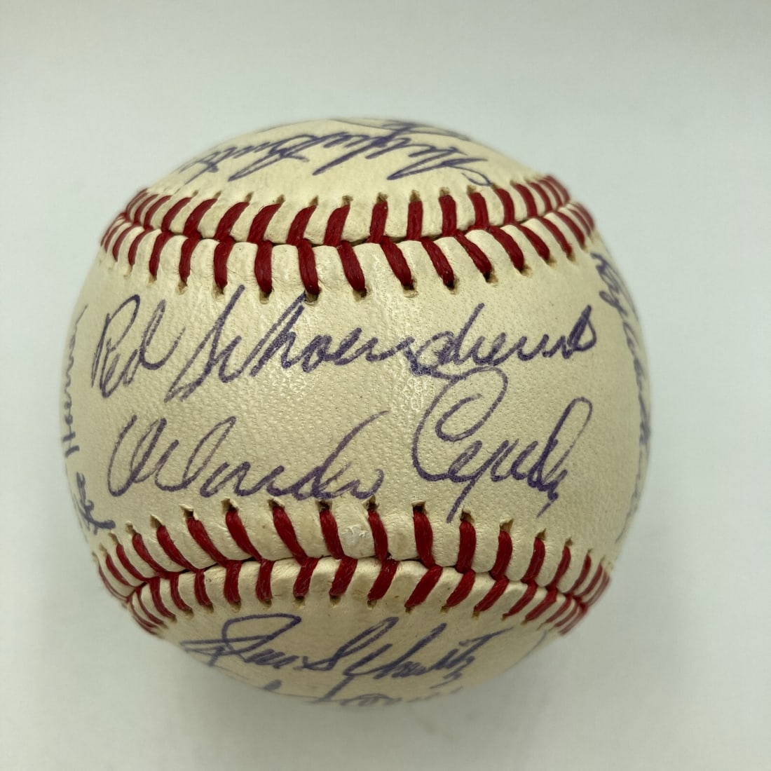 1968 St. Louis Cardinals Team Signed Baseball with Roger Maris JSA COA (1 of 12)