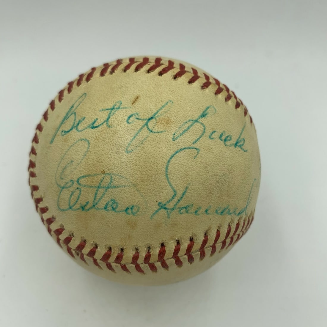 Elston Howard Signed Official American League Baseball PSA DNA Autographed: Elston Howard Signed Official American League Baseball PSA DNA Autographed This remarkable offering features a single signed Official American League baseball by the legendary Elston Howard, a
