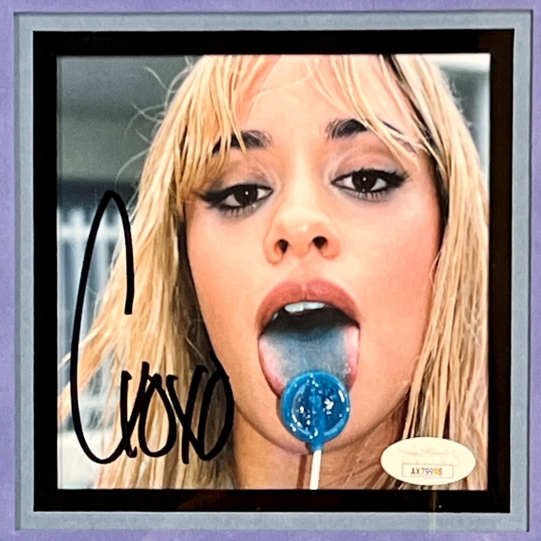 Camilla Cabello Signed CD Insert Custom Framed Display JSA Authenticated - 2