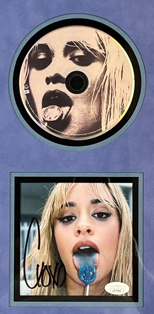 Camilla Cabello Signed CD Insert Custom Framed Display JSA Authenticated - 3