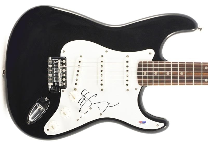 Authentic Signed Guitar by Isaac Slade & Dave Welsh The Fray PSA/DNA Q51238: Authentic Signed Guitar by Isaac Slade & Dave Welsh The Fray PSA/DNA Q51238 This authentic signed guitar by Isaac Slade and Dave Welsh of The Fray is a must-have for any fan. The item is accompanied b