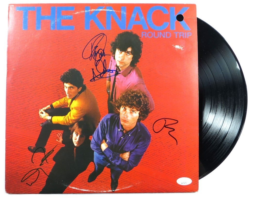 The Knack Band Autographed Album Cover JSA Authenticated: The Knack Band Autographed Album Cover JSA Authenticated This is an original autographed record album cover by The Knack band. The cover features signatures from all three members: Doug Fieger, Berton