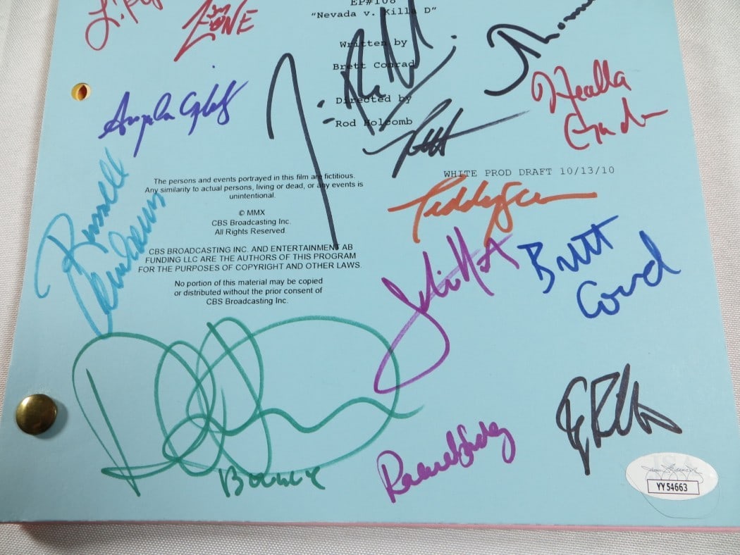 The Defenders Cast Signed Script with JSA Authentication - 3