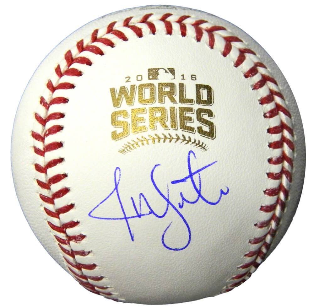 Jon Lester Signed Rawlings 2016 World Series Baseball with COA (1 of 1)