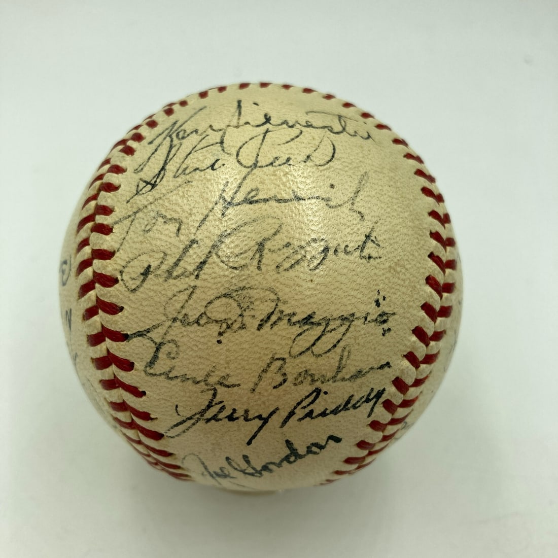 1941 New York Yankees Team Signed Baseball with JSA COA (1 of 12)