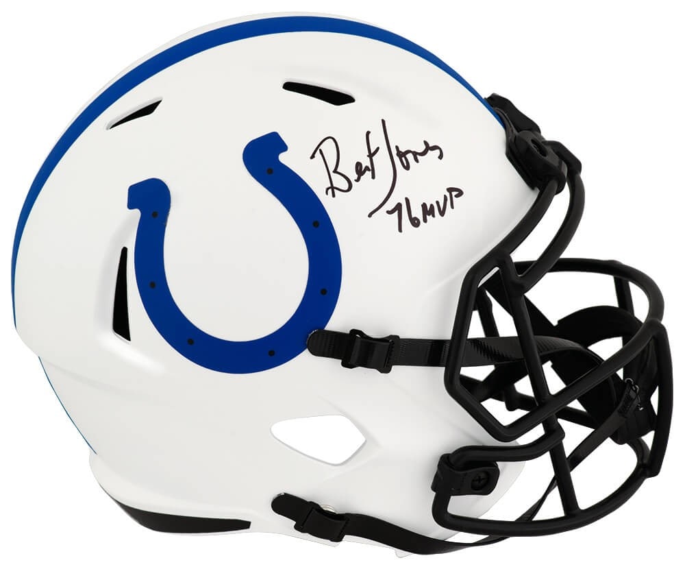 Bert Jones Signed Colts Lunar Eclipse Helmet with 76 MVP Inscription (1 of 1)