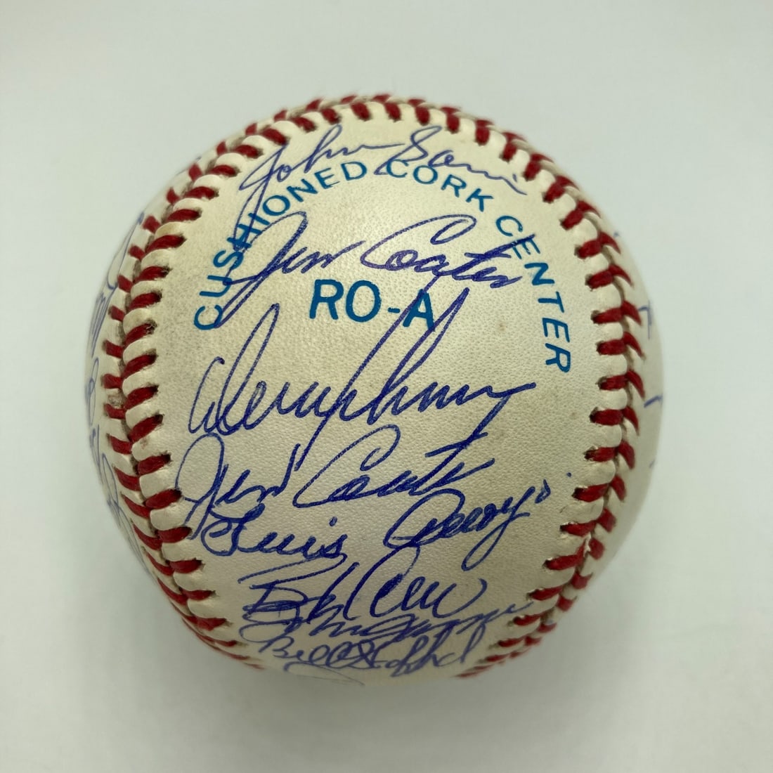 1961 Yankees Team Signed Baseball with Mickey Mantle JSA Authenticated - 5