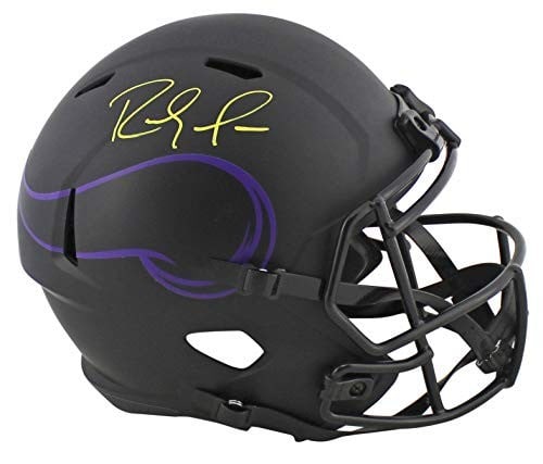 Randy Moss Signed Minnesota Vikings Eclipse Full Size Helmet BAS Authenticated - 5