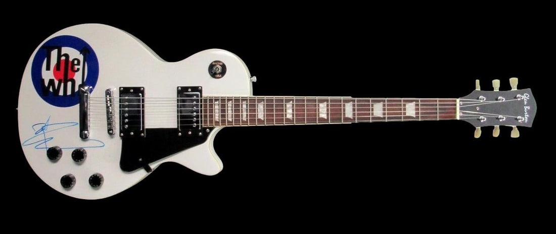 Pete Townshend Signed Glen Burton Custom Guitar JSA LOA (1 of 11)