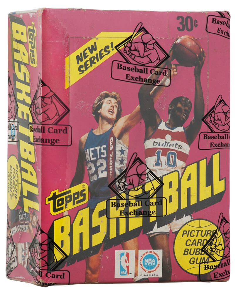 1981-82 Topps Basketball Unopened Wax Box BBCE Authenticated 36 Packs (1 of 2)