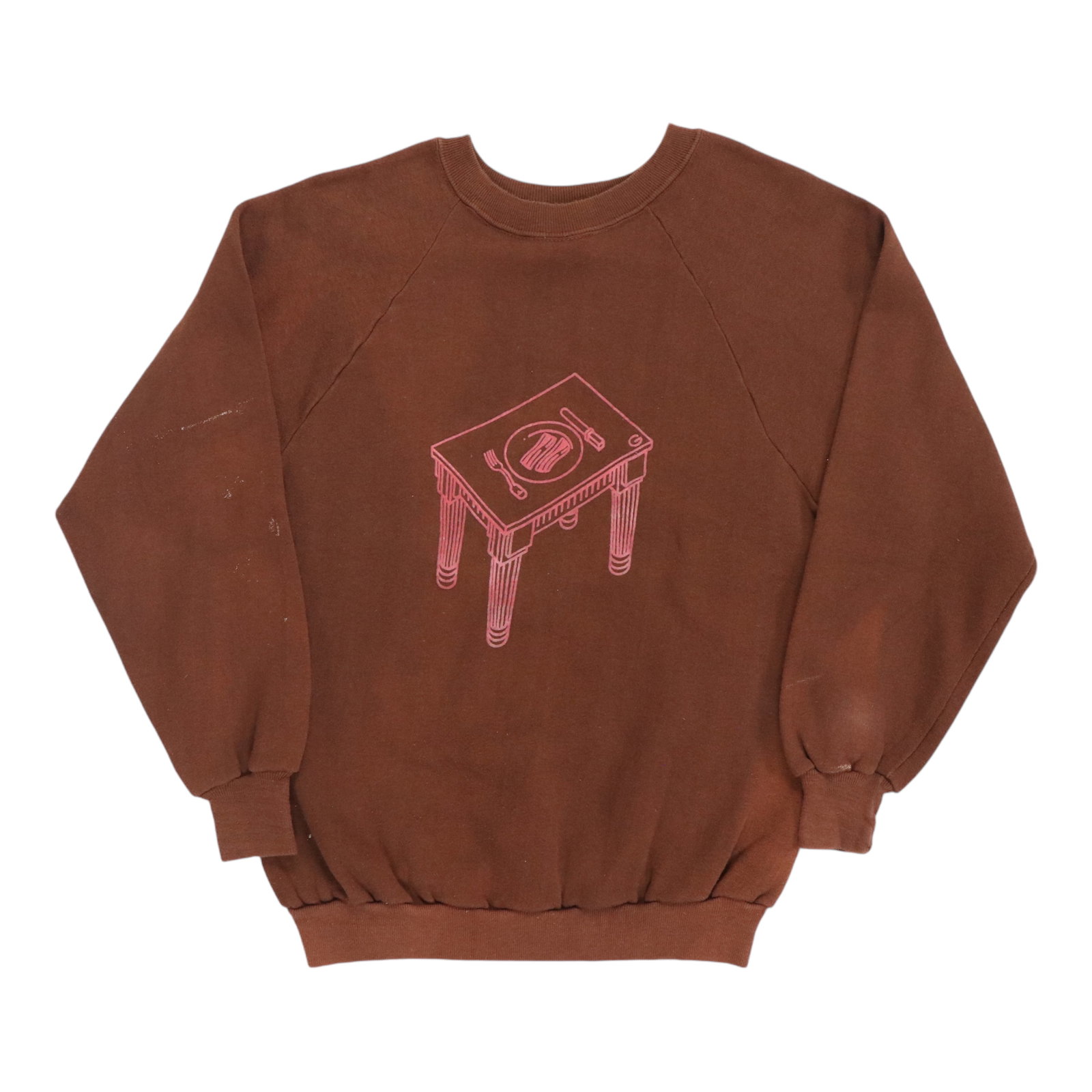 Vintage 1977 Pink Floyd Animals Tour Brown Promo Sweatshirt: Vintage 1977 Pink Floyd Animals Tour Brown Promo Sweatshirt This is an original vintage 1977 Pink Floyd Animals promotional sweatshirt featuring graphics on both the front and back. Made from 100% cot