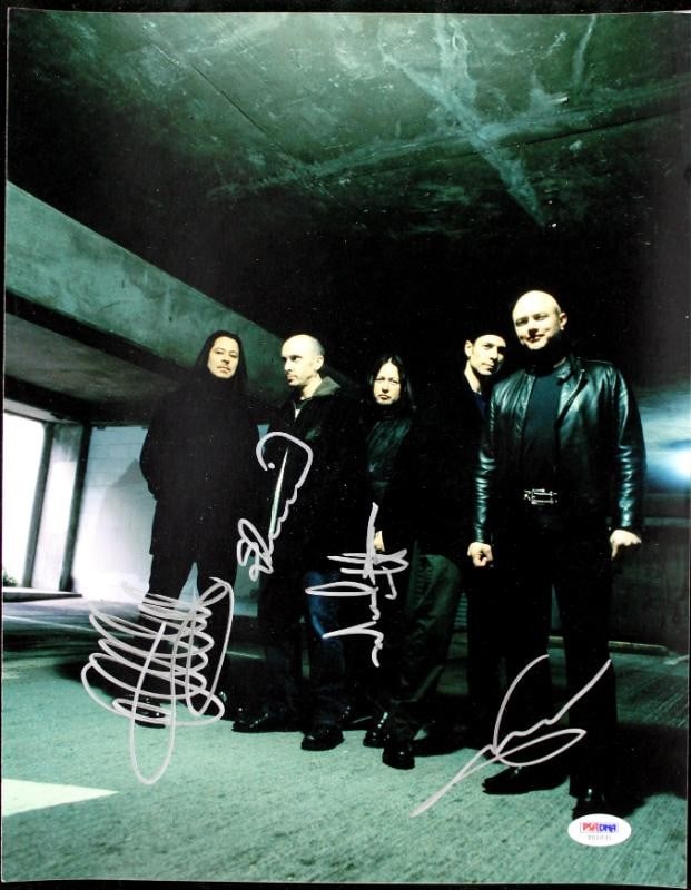 Queensryche Signed Photo 11X14 by Wilton Jackson Rockenfield Tate PSA: Queensryche Signed Photo 11X14 by Wilton Jackson Rockenfield Tate PSA This impressive 11x14 photo features the signatures of four members of the iconic rock band Queensryche: Michael Wilton, Eddie Jac