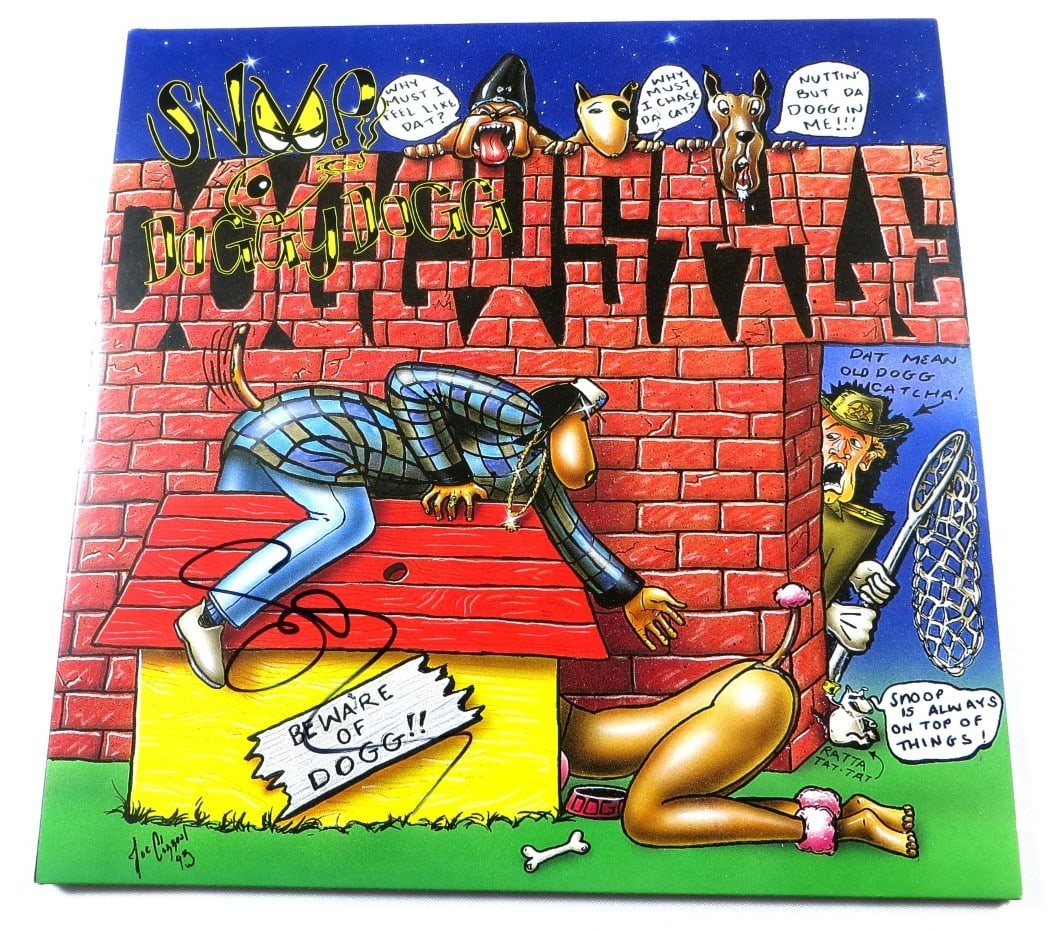 Snoop Dog Autographed Doggystyle Album Cover Beckett Authenticated: Snoop Dog Autographed Doggystyle Album Cover Beckett Authenticated This is an original autographed record album cover of Snoop Dogg's iconic album 'Doggystyle.' The cover has been authenticated by Bec